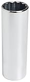 Stanley Proto J5326M 1/2-Inch Drive Deep Socket, 26mm, 12 Point [並行輸入品]