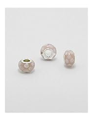 Glass beads In 92.5 Sterling Silver