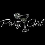 Women's Sweatshirt : Party Girl - Trendy Embellished Rhinestone Design