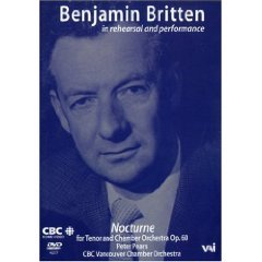 Benjamin Britten - In Rehearsal and Performance with Peter Pears : Nocturne for Tenor by 