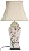 All Products : Most Inexpensive Affordable Reasonable Lighting - 26" Cherry Blossom Ivory Crackle Oriental Spice Jar Table Lamp