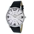 Le Chateau Men's Numerical Elegant Slim Watch with Leather Strap #318M-7
