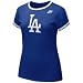 Nike L.A. Dodgers Ladies Royal Blue Cooperstown Ringer Tissue T-shirt