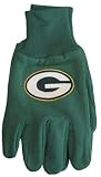 Set of 3 Green Bay Packers Work Gloves - NFL