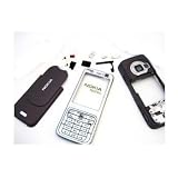 Electronics : TeckNet N73 Style-up Housing Keyboard Fascia Cover for Nokia N73 - Silver and Black