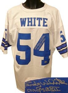 Randy White Signed Dallas Cowboys White Prostyle Jersey - Co MVP Super Bowl XII