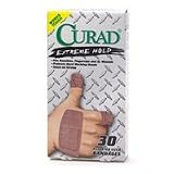 Curad Extreme Hold Bandages, Assorted Sizes - 30 Each
