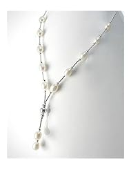 White (Natural) Fresh Water Pearl Necklace In 92.5 Sterling Silver