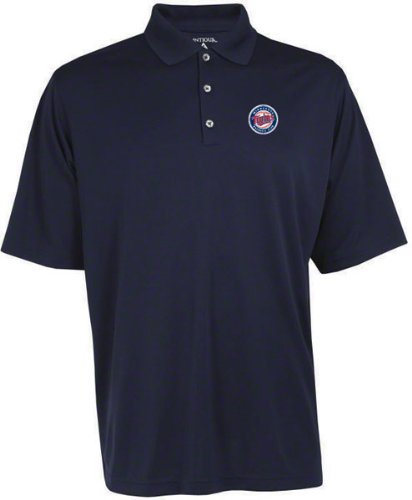 Minnesota Twins Exceed Desert Dry Navy Polo Shirt