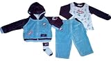 Infant Boys Fubu 4pc Blue Velour Pants Set