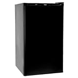 Haier HNSE032BB 3.2-Cubic Foot Refrigerator/Freezer, Black