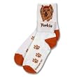 For Bare Feet Yorkie (Yorkshire Terrier) Roll Down Socks