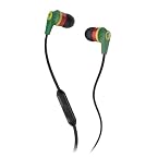 Skullcandy S2IKDY-102 Ink'd 2.0   Earbud Headphones with Mic (Rasta)