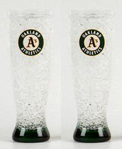 Oakland Athletics 16 oz. Freezer Pilsners (Set of 2)