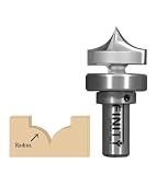 58-502B, 1/2 Shank Radius Grooving Router Bit, 1/2 Cutter Radius With Bearing Kit