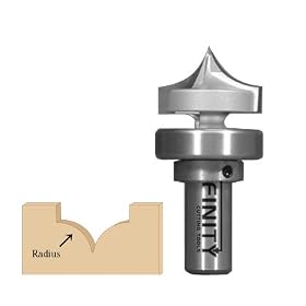 58-502B, 1 2 Shank Radius Grooving Router Bit, 1 2 Cutter Radius With Bearing Kit by infinity Tools