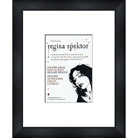 REGINA SPEKTOR Begin to Hope - Framed Original Advert