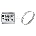 boston_terrier34boston terrier - Love Boston Terrier Laser Italian Charm Bracelet