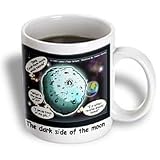 Londons Times Funny Aliens Cartoons - Dark Side Of The Moon With Apologies To Pink Floyd - Mugs