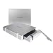 ICY DOCY MB559UEB-1S - 3.5 SATA to FireWire 800 & USB 2.0 Removable Aluminum External Hard Drive Enclosure - Pearl White