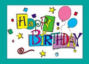 POSTCARDS HAPPY BIRTHDAY 30/PK 4 X 6