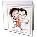 Londons Times Funny Panel Hollywood Cartoons - Whoopie Peter Cushing - Greeting Cards-12 Greeting Cards with envelopes Image
