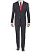 Bianco B Men's Suit Two Button Ticket Pocket Jacket 2 Piece Modern Fit Suit
