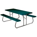 Lifetime 22123 6-Person Folding Picnic Table, Hunter Green