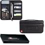 SWISS ARMY WENGER Leather Travel Wallet black