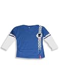 Wild Mango - Boys Long Sleeved Tee, Royal, White
