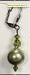 Swarovski Pearl Earring - Light Green (Coco)