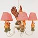 TGL-KDL-226 - Trans Globe 5 Light Chandelier Rooster