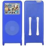 iPod 1G Nano Silicone Case Workout & Exercise w/ Arm Band Color - Blue