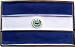 Mens EL SALVADOR FLAG Punk Rock Metal Belt Buckle