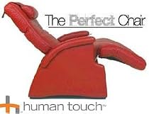Human Touch Leather Perfect Chair Recliner Zero Anti Gravity Lounger - RED PC-8