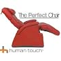 Human Touch Leather Perfect Chair Recliner Zero Anti Gravity Lounger - RED PC-8