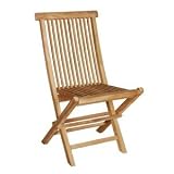 Chaise de jardin teck pliante LALYS Couleur Autre Matière Teck