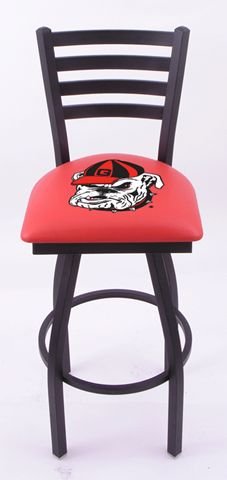 Georgia Bulldogs UGA Kitchen Counter Swivel Bar Stool