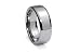 Jewelry : Tungsten Carbide Ring High Polish Flat Center Beveled Edge 8mm