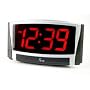 Jumbo Led Electrical Alarm Clock-blk