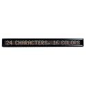 Message LED Signs, 24 Characters, 4-1/2"x29"x2", Black (USS3527) Category: Electronic Signs
