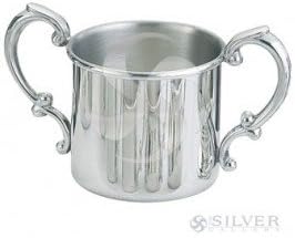 Empire Pewter Plain Double Handle Baby Cup