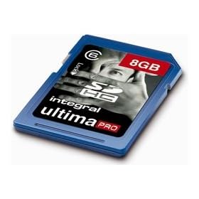 Integral 8GB SDHC Class 6 Ultima Pro Card.