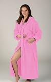 New Women's Hooded Terry Cotton Bath Robe, Bathrobe by Mystic Clothing