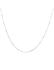 Klassics 10k White Gold .60mm Solid Diamond-Cut Snake Chain Necklace