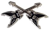 Double Electric Guitar Metal Belt Buckle