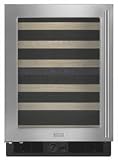 24 Wine Cooler, Stainless Steel, Left Hinge