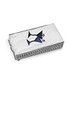 satin nickel NAPKIN holder rack GUEST TOWEL TRAY caddy