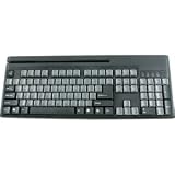 Wasp WKB1155 POS Keyboard. WASP WKB-1155 POS KEYBOARD WITH MAGSTRIPE READER USB PP-KB. QWERTY Layout - Magnetic Stripe Reader - USB - Black, Gray
