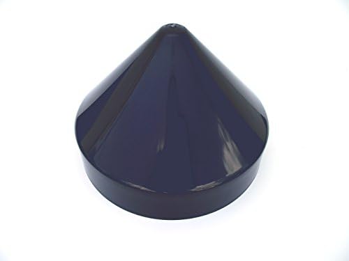 JSP Manufacturing Cone Style Marine Dock 12 Inch Piling Cone Cap Boat Pylon Edge Post Head Black Cover